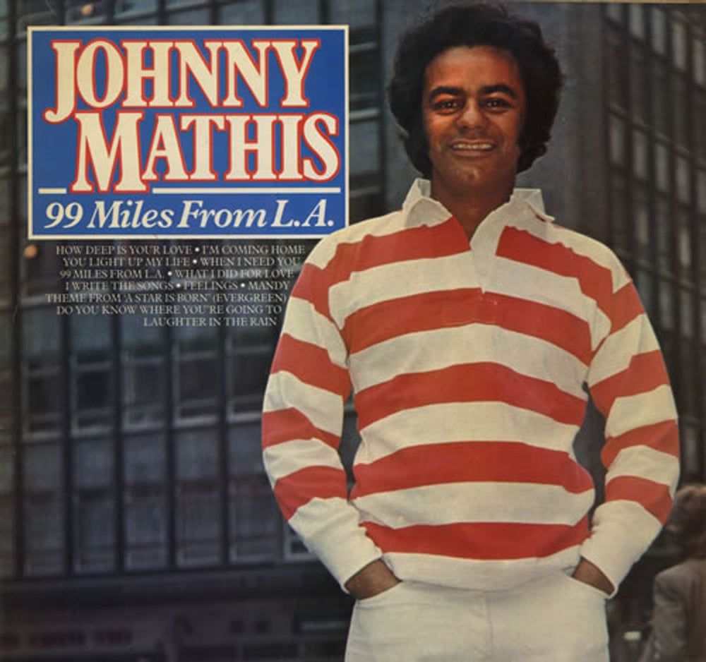 Johnny Mathis 99 Miles From L.A. UK vinyl LP album (LP record) SHM3091