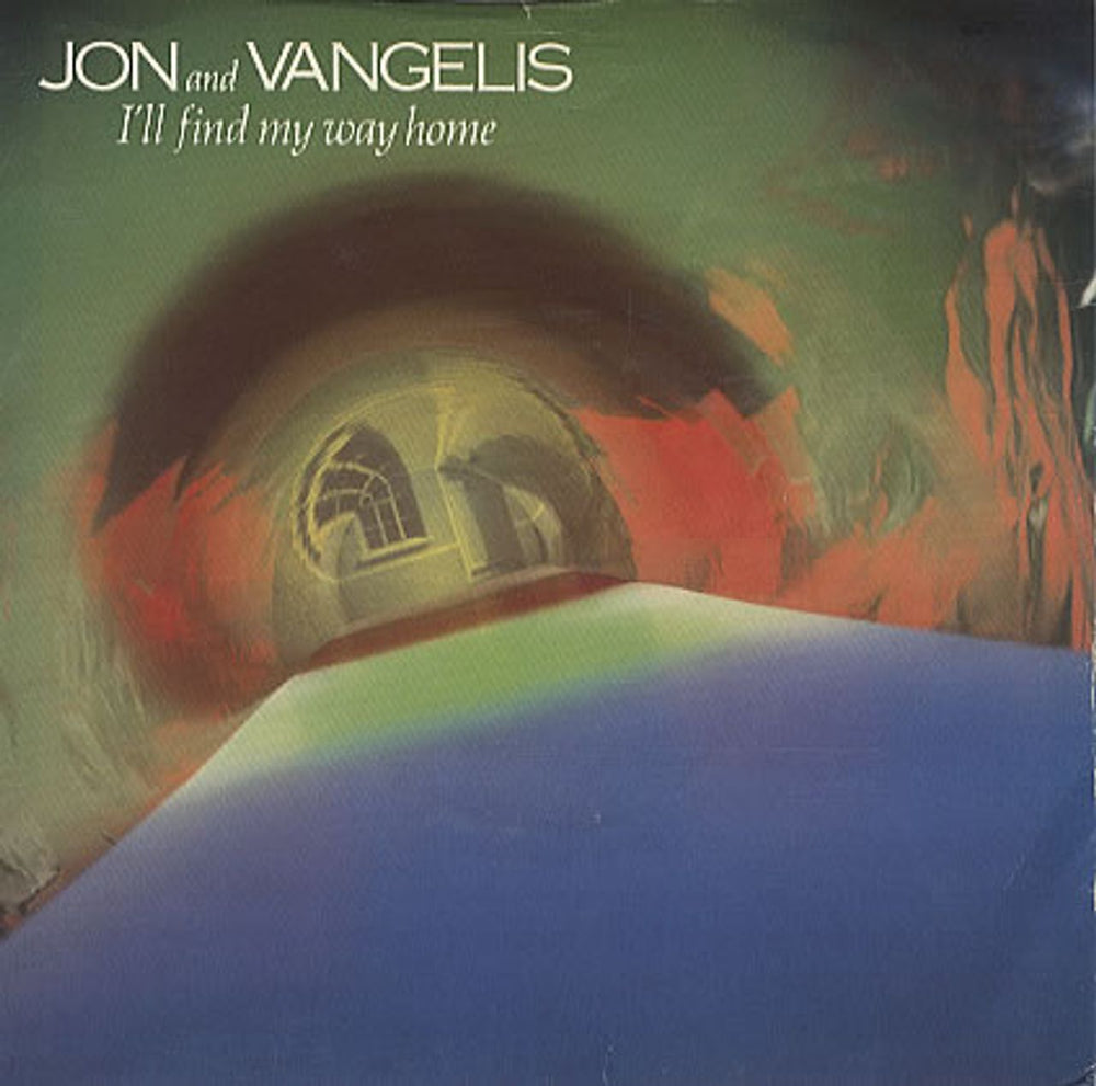 Jon & Vangelis I'll Find My Way Home - P/S UK 7" vinyl single (7 inch record / 45) JV1