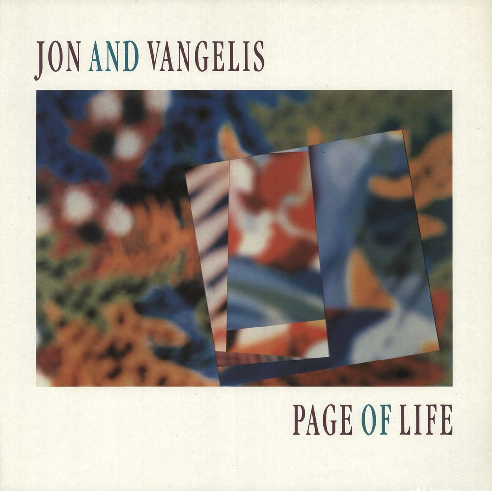 Jon & Vangelis Page Of Life German vinyl LP album (LP record) 211373