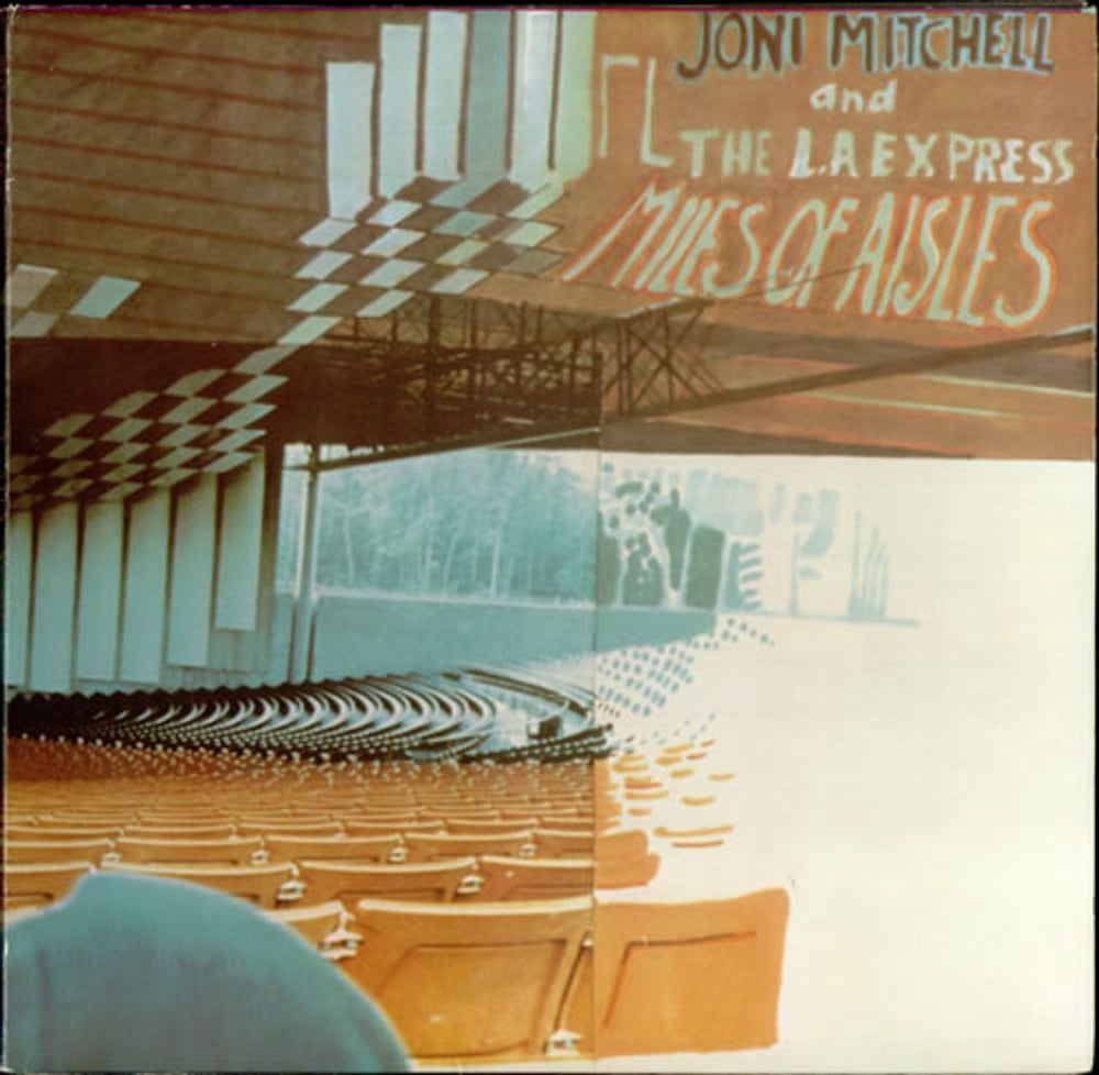 Joni Mitchell Miles Of Aisles German 2-LP vinyl record set (Double LP Album) AS63001-2