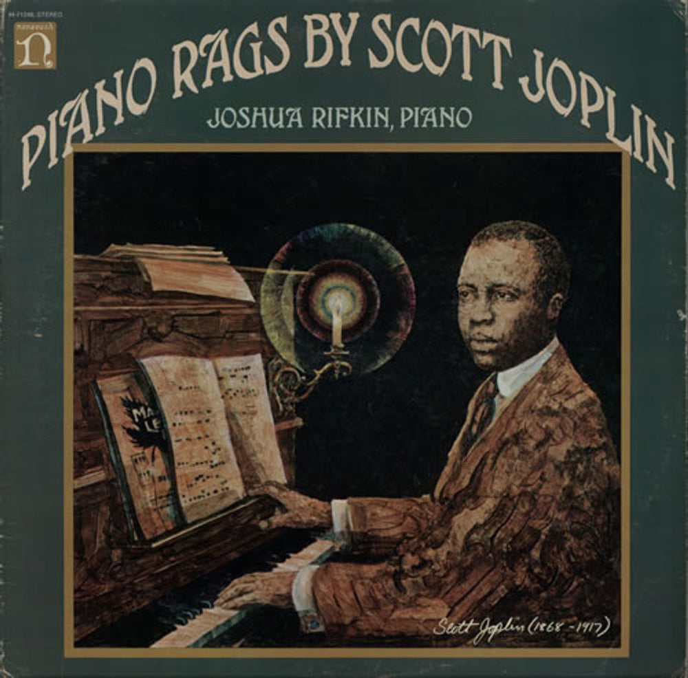 Joshua Rifkin Piano Rags By Scott Joplin US vinyl LP album (LP record) H-71248