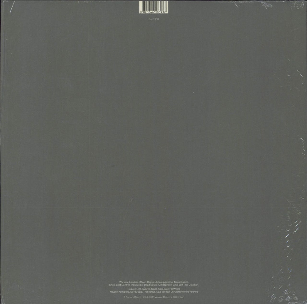 Joy Division Substance 1977-1980 - 180 Gram - Shrink UK 2-LP vinyl record set (Double LP Album) 825646183937