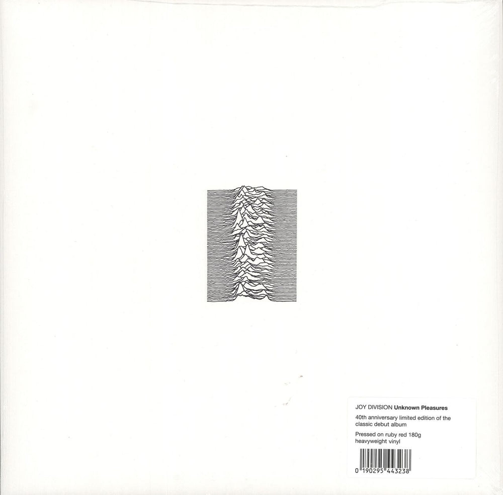 Joy Division Unknown Pleasures - 180gm Red Vinyl - Sealed UK vinyl LP album (LP record) FACT1040