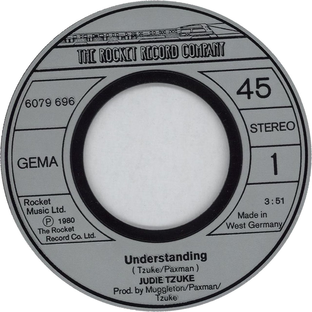 Judie Tzuke Understanding German 7" vinyl single (7 inch record / 45) TZU07UN666634