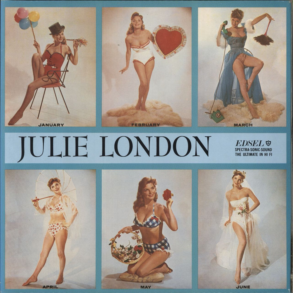 Julie London Calendar Girl UK vinyl LP album (LP record) XED109