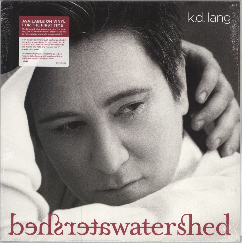 K.D. Lang Watershed + Hype Sticker Dutch vinyl LP album (LP record) 110460