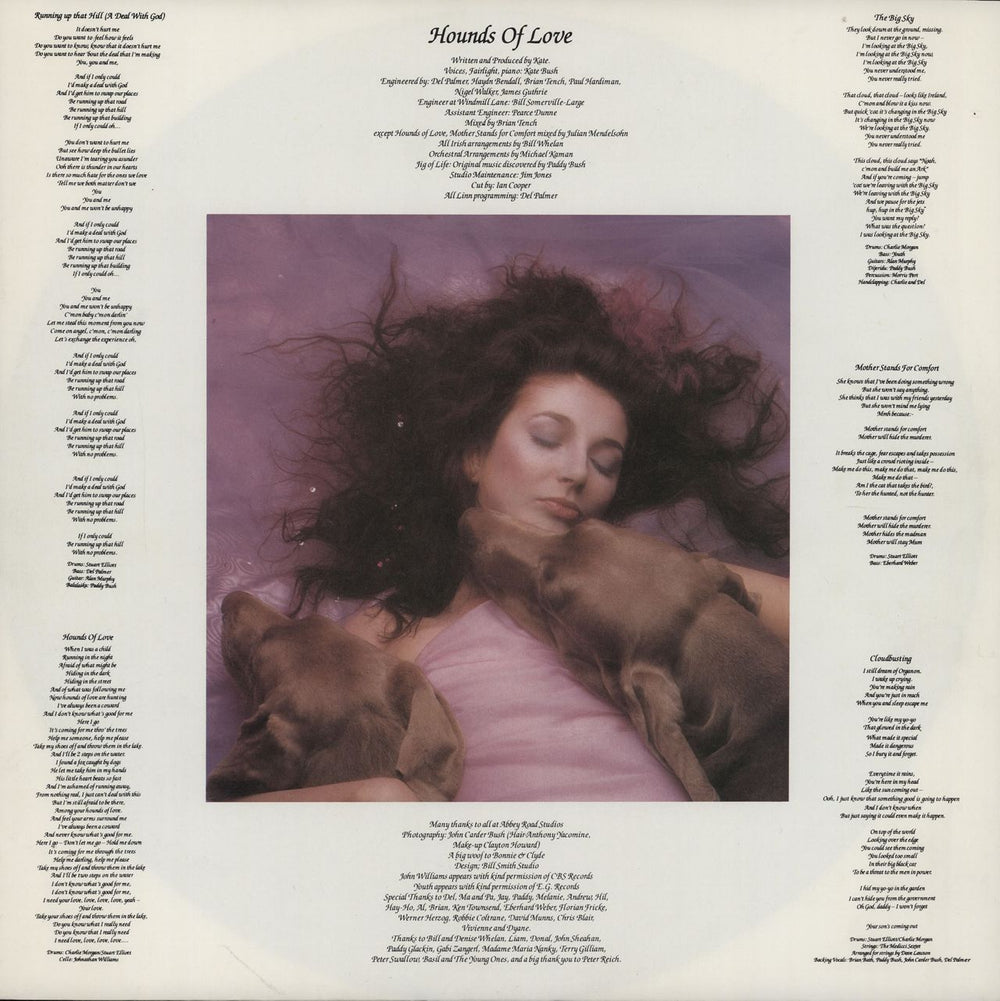 Kate Bush Hounds Of Love German vinyl LP album (LP record)