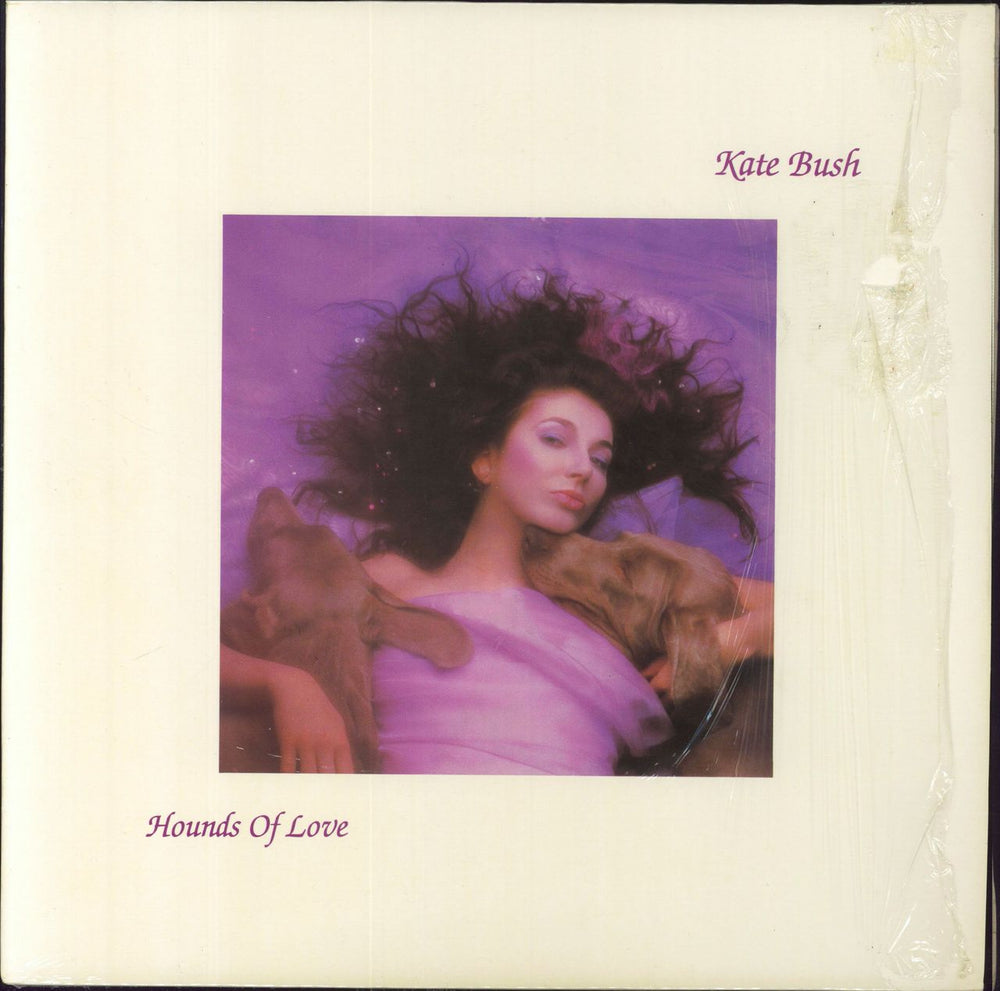 Kate Bush Hounds Of Love - Open Shrink UK vinyl LP album (LP record) KAB1