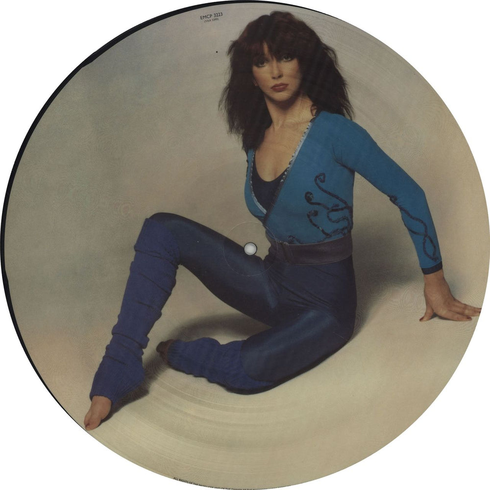 Kate Bush The Kick Inside - 1st - Circular Sticker UK picture disc LP (vinyl picture disc album)