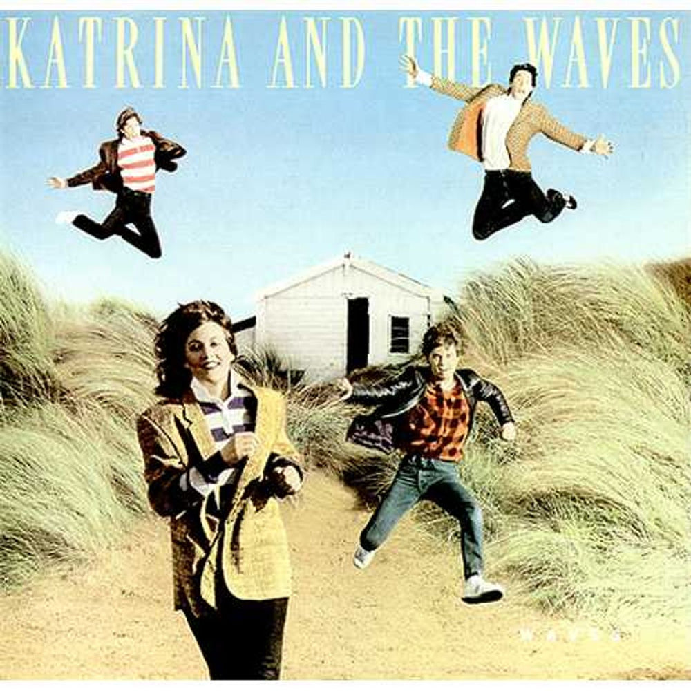 Katrina & The Waves Waves UK vinyl LP album (LP record) EST2010