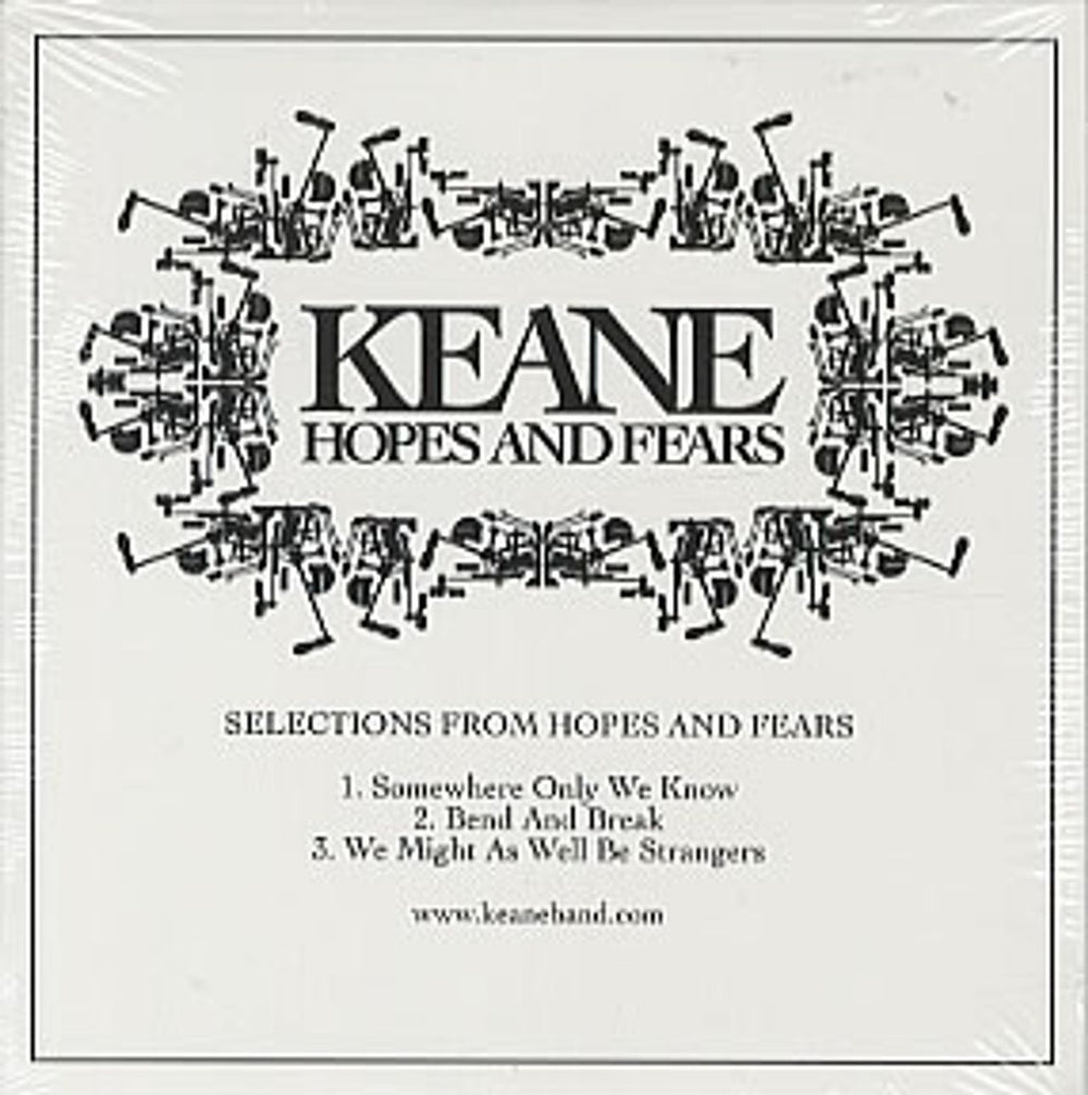 Keane (00s) Hopes And Fears US Promo CD single (CD5 / 5") INTR11221-2