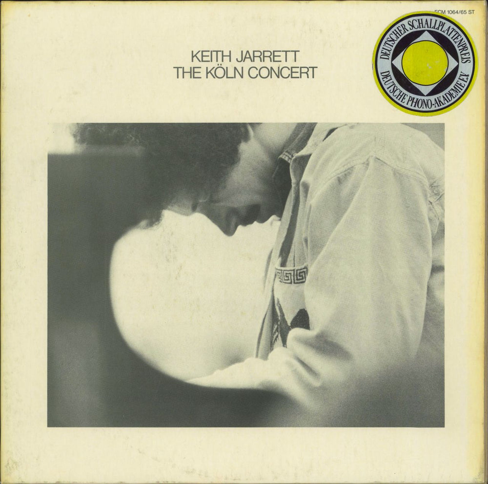 Keith Jarrett The Köln Concert - stickered German 2-LP vinyl record set (Double LP Album) ECM1064/65