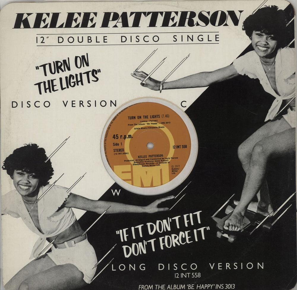 Kellee Patterson Turn On The Lights UK 12" vinyl single (12 inch record / Maxi-single) 12INT558