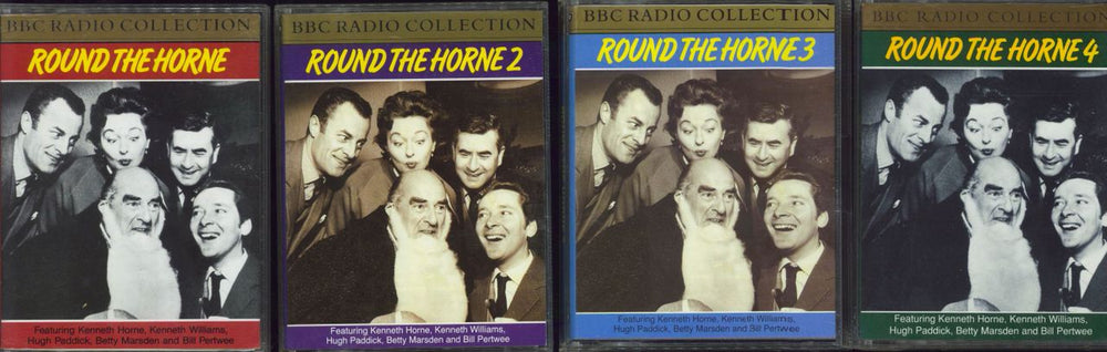 Kenneth Horne Round The Horne 1-4 UK cassette album ZBBC1010/92/3/1222