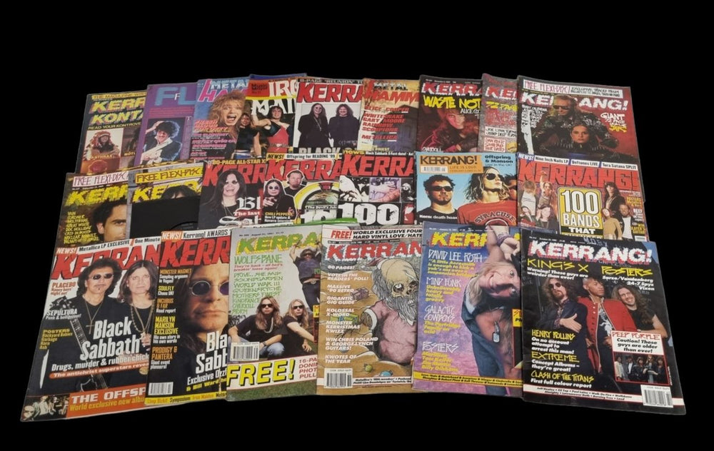 Kerrang! Magazine Collection of 248 Issues from Numbers 5 to 356 [not consecutive] UK magazine