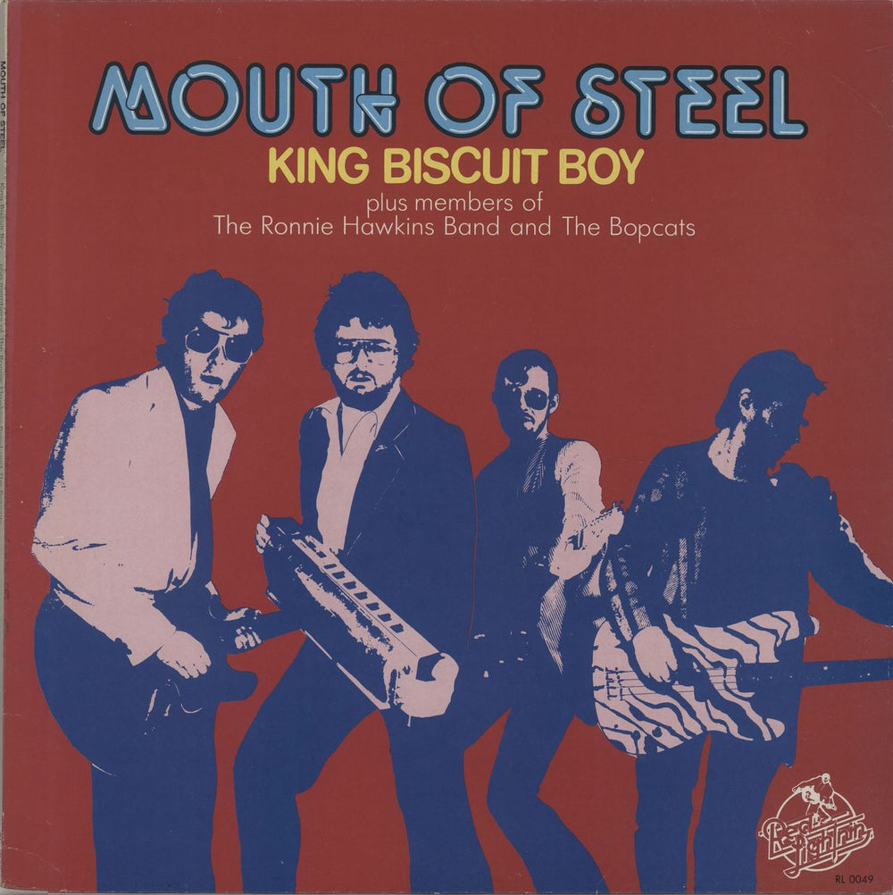 King Biscuit Boy Mouth Of Steel UK vinyl LP album (LP record) RL0049