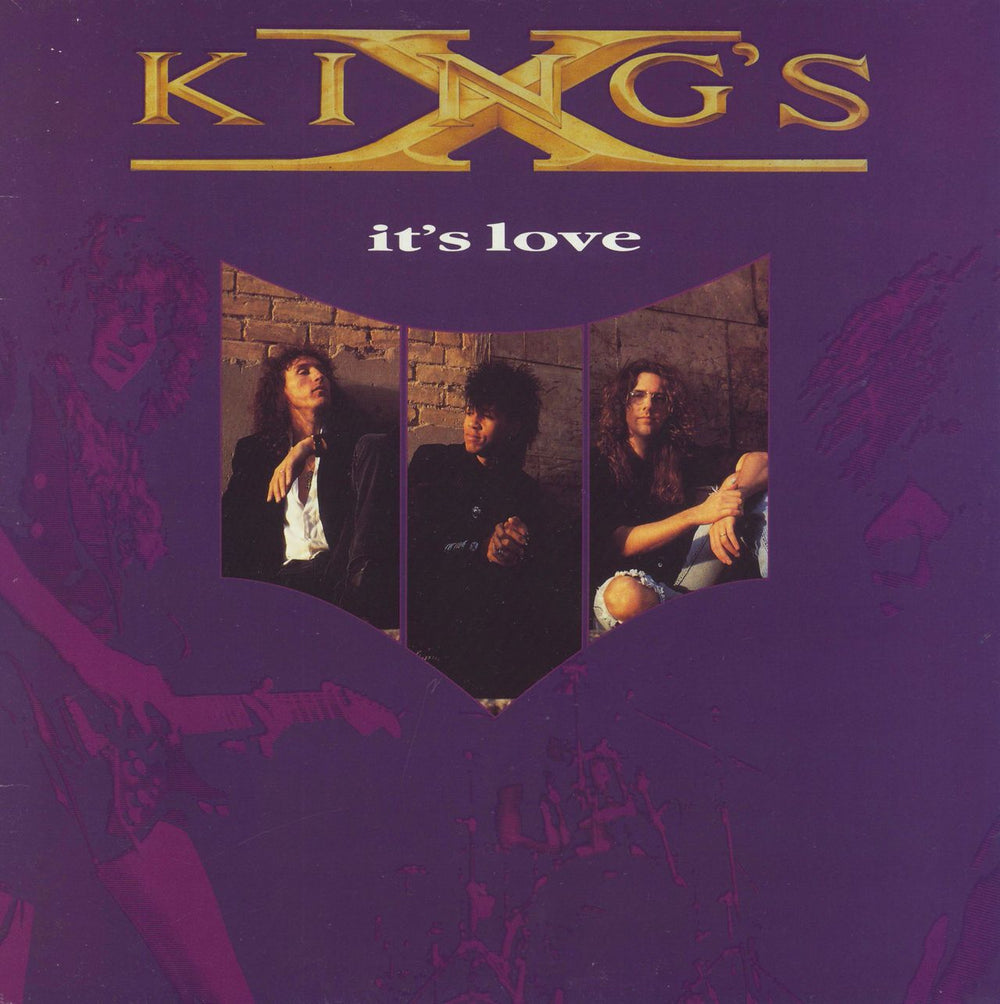 King's X It's Love UK 12" vinyl single (12 inch record / Maxi-single) A7791T