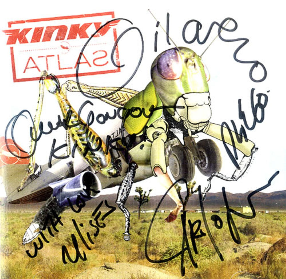 Kinky Atlas - Autographed US CD album (CDLP) 30338-2