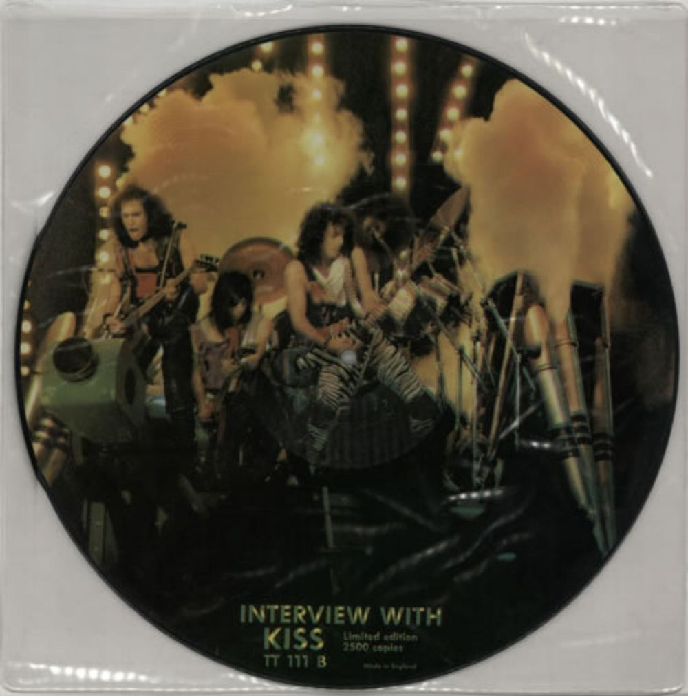 Kiss Interview With Kiss UK 12" vinyl picture disc (12 inch picture record) KIS2PIN197899