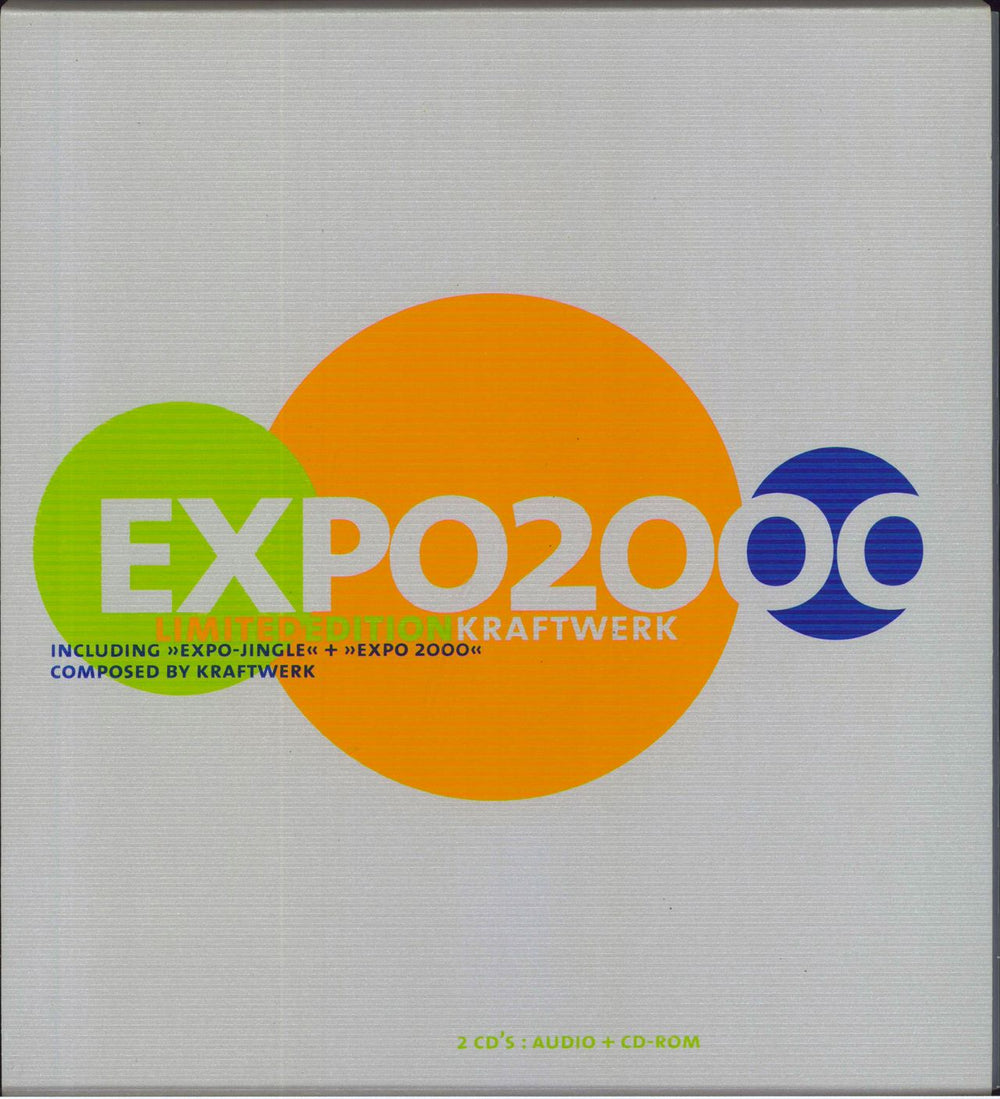 Kraftwerk Expo 2000 - CD & CD-Rom Pack German 2 CD album set (Double CD) 7243 8 87986 2 4