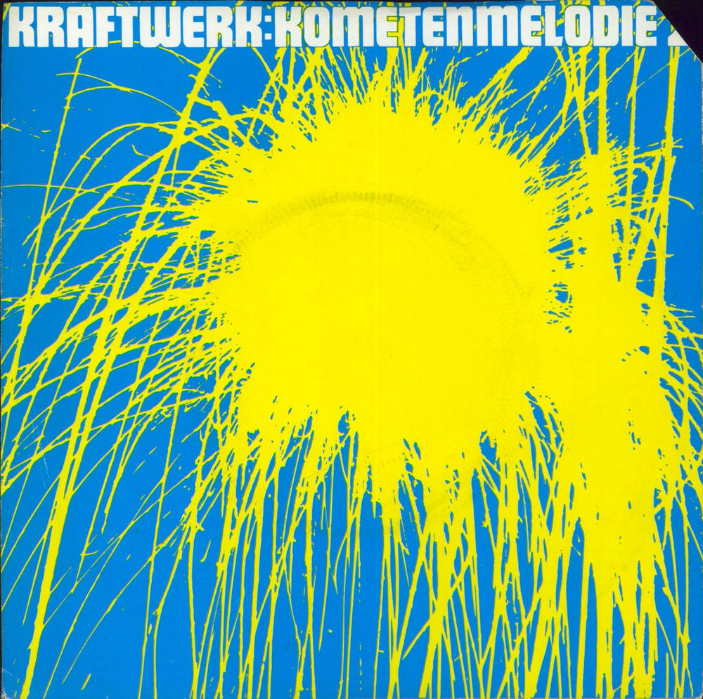 Kraftwerk Kometenmelodie 2 - Deletion Marked UK 7" vinyl single (7 inch record / 45) VER3