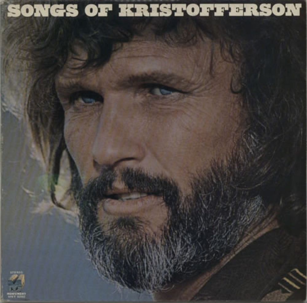 Kris Kristofferson Songs Of Kristofferson + Lyric Insert UK vinyl LP album (LP record) MNT82002