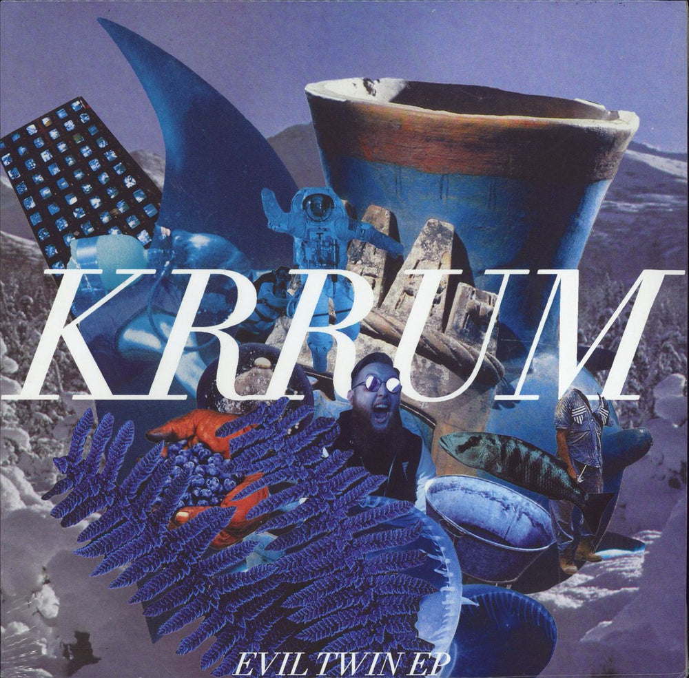 Krrum Evil Twin EP - Sealed UK 12" vinyl single (12 inch record / Maxi-single) ADVENTURE027V