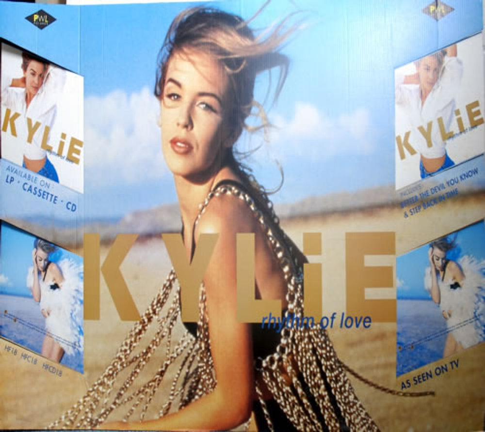 Kylie Minogue Rhythm Of Love UK display INSTORE DISPLAY