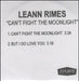 Leann Rimes Can't Fight The Moonlight UK Promo CD-R acetate CD ACETATE