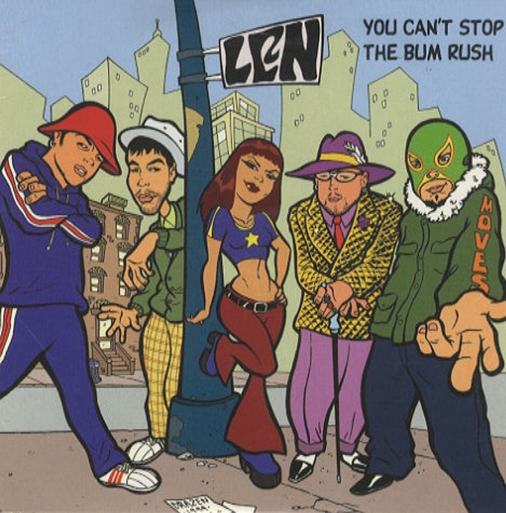Len You Can't Stop The Bum Rush Austrian Promo CD single (CD5 / 5") XPCD1209