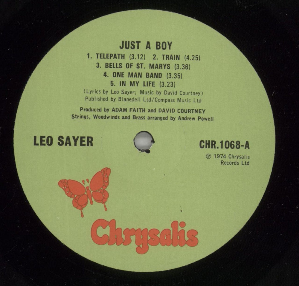 Leo Sayer Just A Boy + Booklet UK vinyl LP album (LP record) LSYLPJU230092