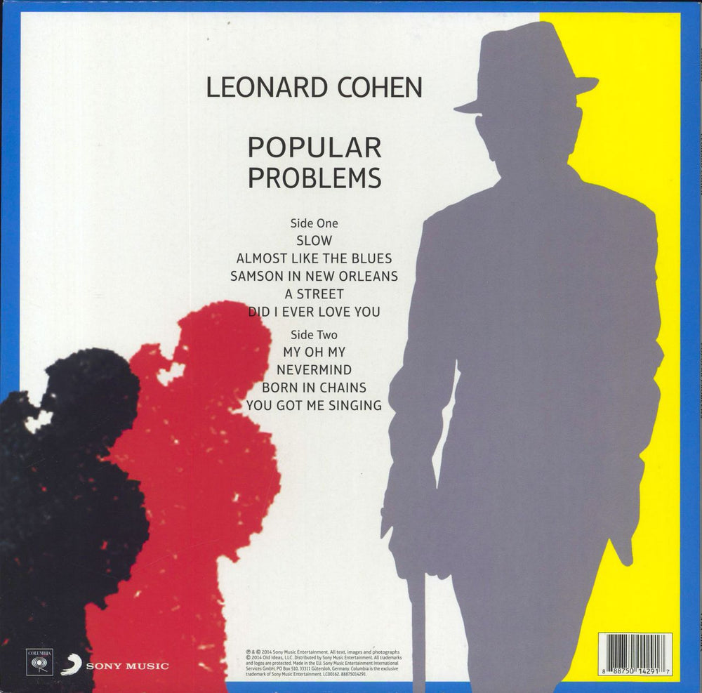 Leonard Cohen Popular Problems + CD UK vinyl LP album (LP record) 888750142917