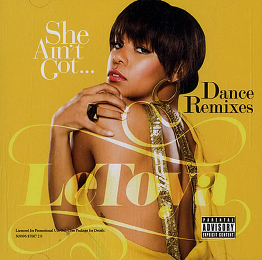 LeToya She Ain't Got... Dance Remixes US Promo CD single (CD5 / 5") 876872