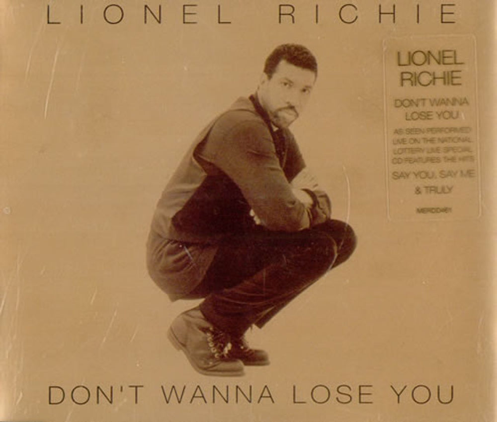 Lionel Richie Don't Wanna Lose You UK CD single (CD5 / 5") MERDD461