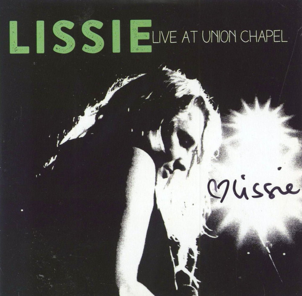 Lissie Live At Union Chapel - Autographed UK CD album (CDLP) COOKCD653