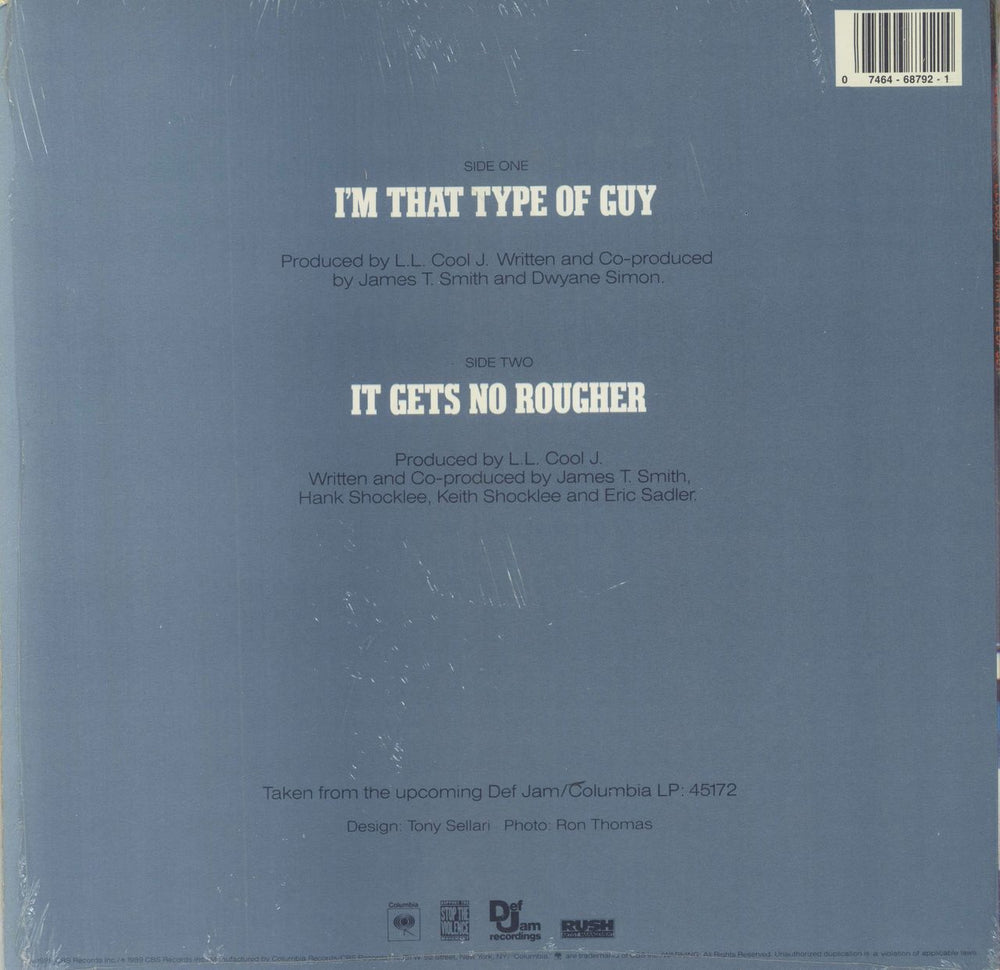 LL Cool J I'm That Type Of Guy US 12" vinyl single (12 inch record / Maxi-single) 07464687921
