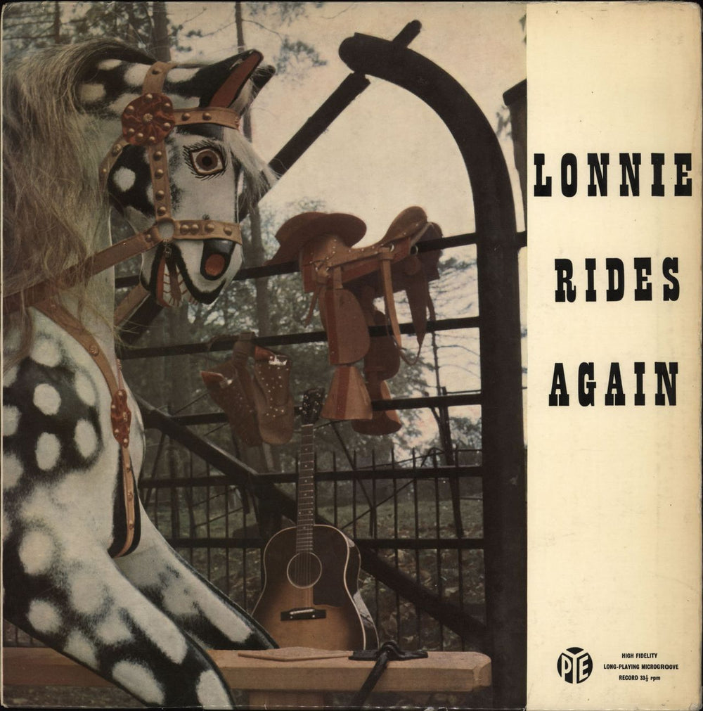 Lonnie Donegan Lonnie Rides Again! UK vinyl LP album (LP record) NPL18043