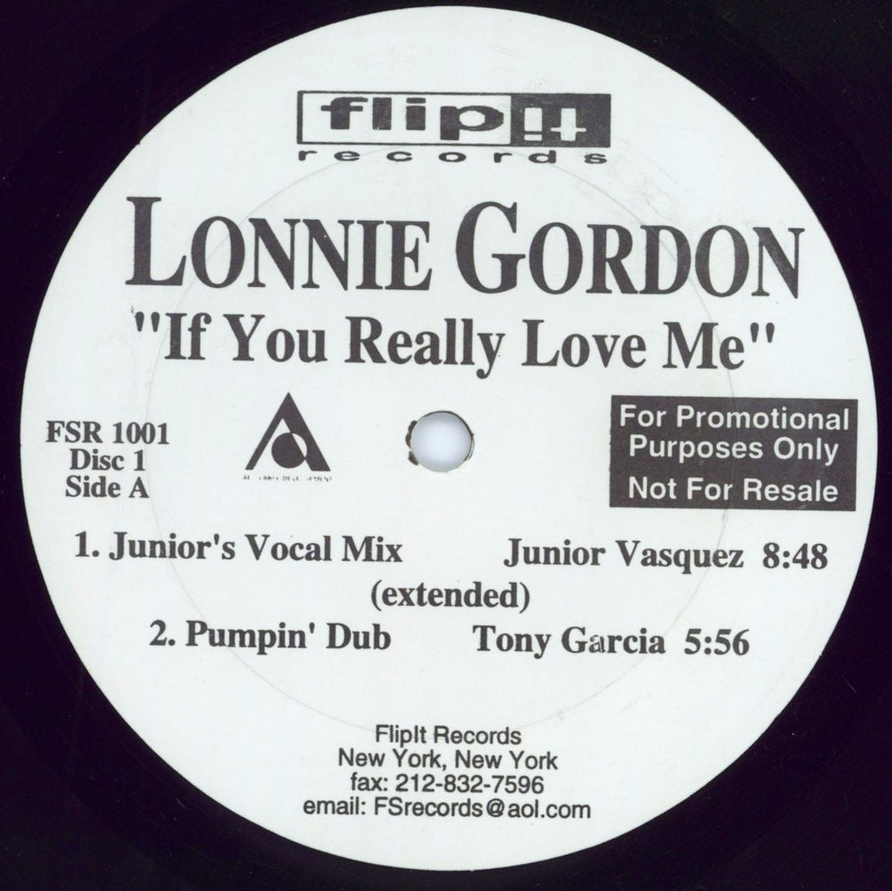 Lonnie Gordon If You Really Love Me - Double Pack US Promo 12" vinyl single (12 inch record / Maxi-single) FSR-1001