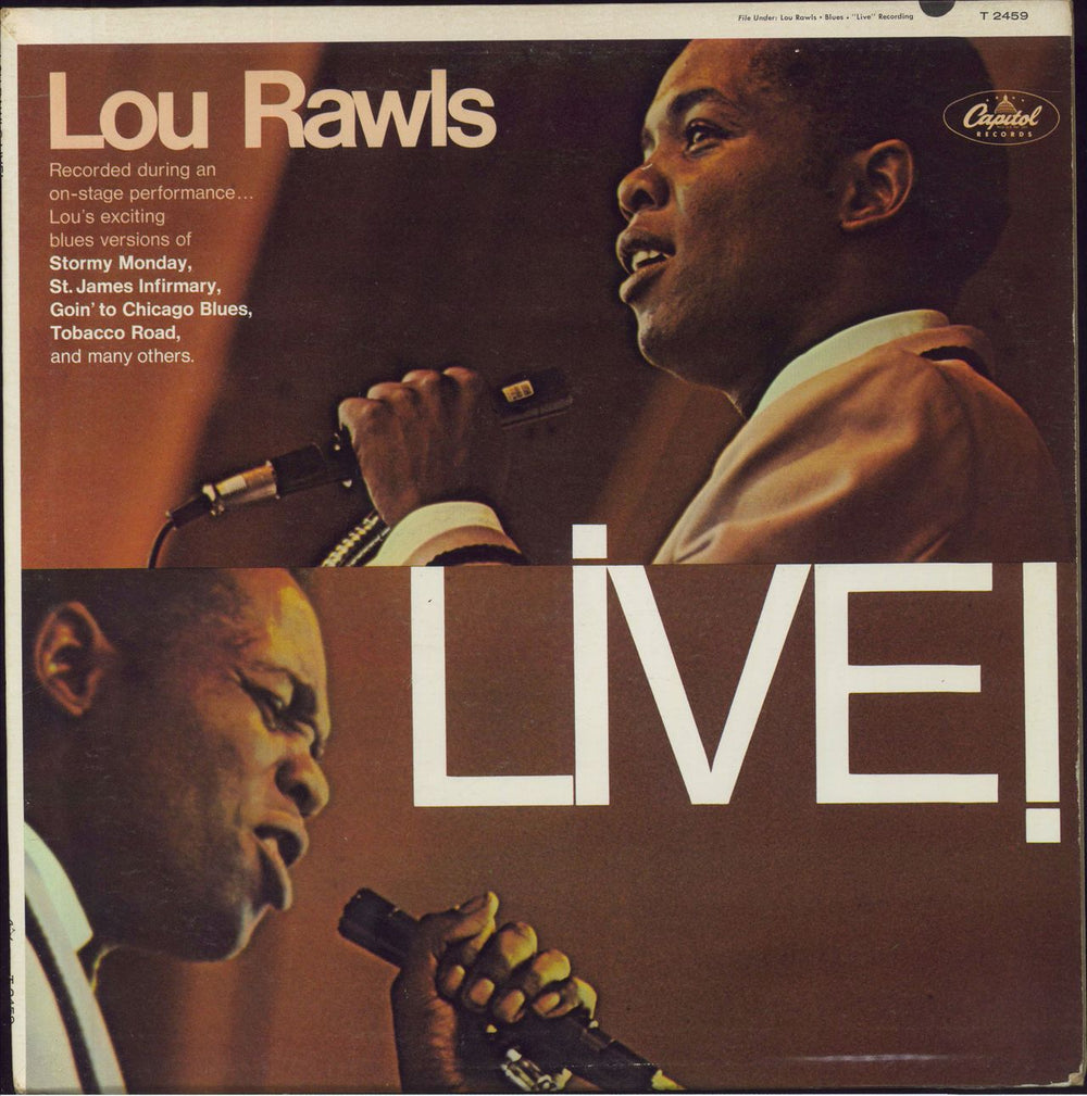 Lou Rawls Live! US vinyl LP album (LP record) T2459