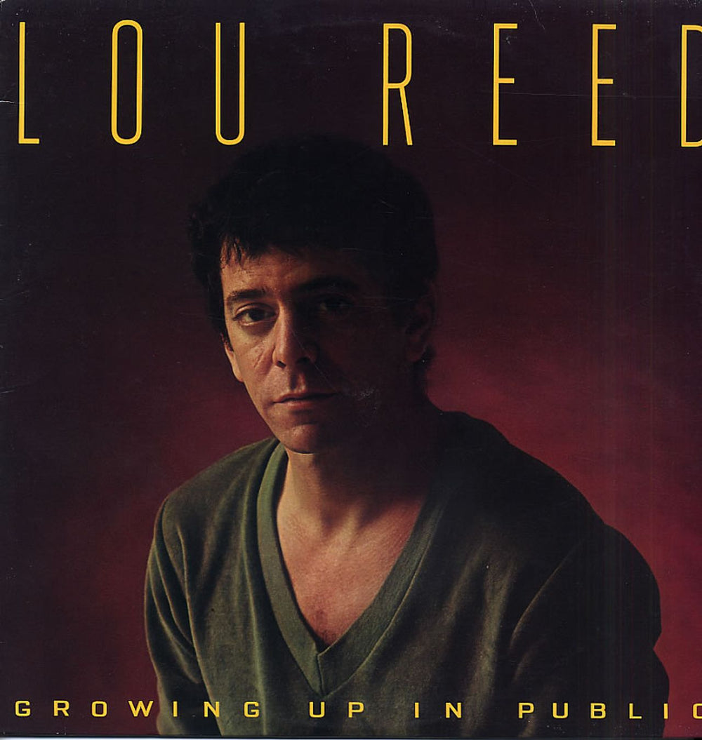 Lou Reed Growing Up In Public US vinyl LP album (LP record) AL9522