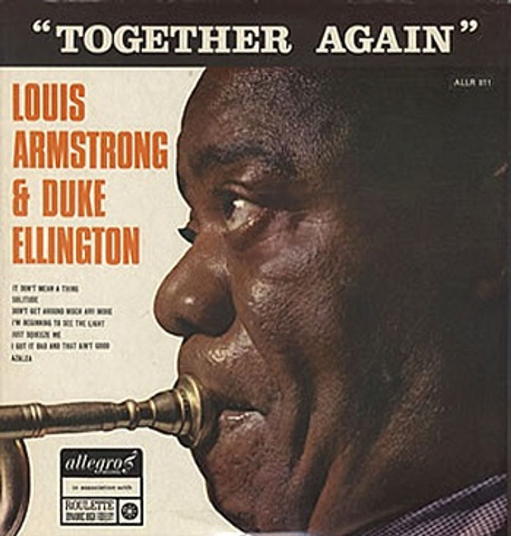 Louis Armstrong & Duke Ellington Together Again UK vinyl LP album (LP record) ALLR811