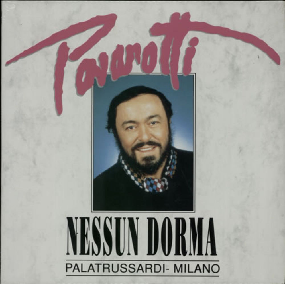 Luciano Pavarotti Nessun Dorma UK laserdisc / lazerdisc CMPL8001