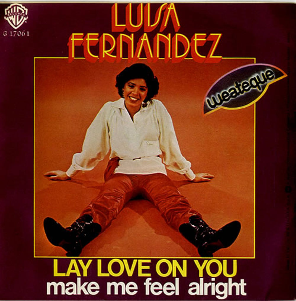 Luisa Fernandez Lay Love On You Italian 7" vinyl single (7 inch record / 45) K17061