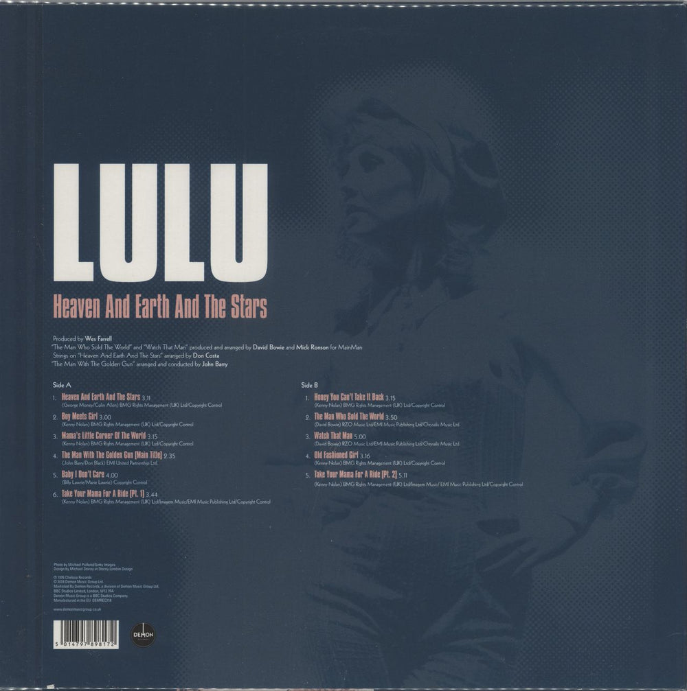 Lulu Heaven And Earth And The Stars - 180gm UK vinyl LP album (LP record) 5014797898172