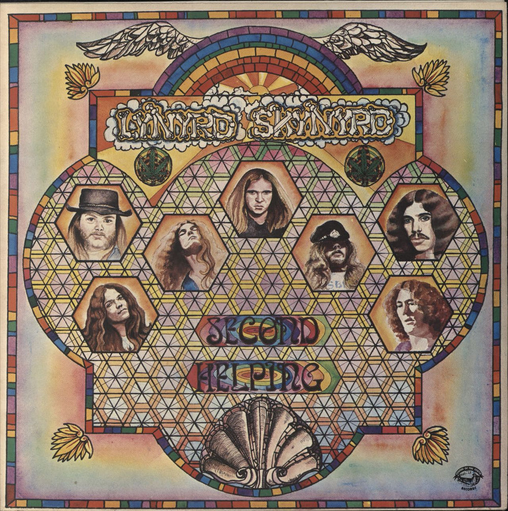 Lynyrd Skynyrd Second Helping - Factory Sample UK vinyl LP album (LP record) MCF2547