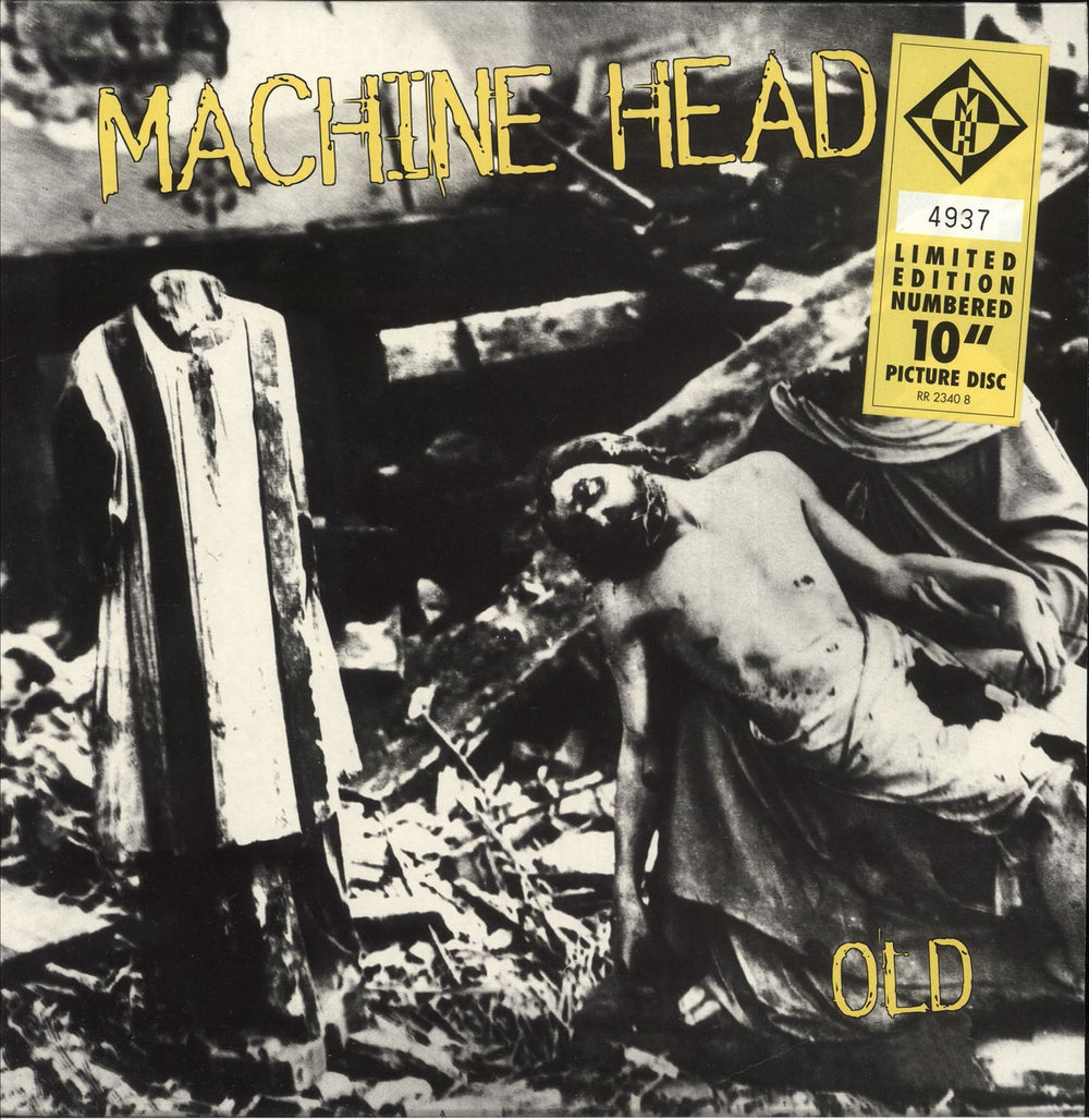 Machine Head Old UK 10" Vinyl Picture Disc (10 inch Record Single) RR2340-8