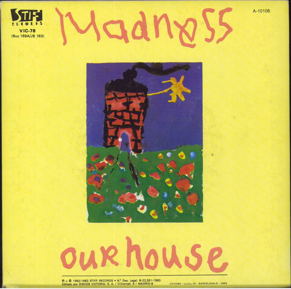 Madness Tomorrow's (Just Another Day) Spanish Promo 7" vinyl single (7 inch record / 45)