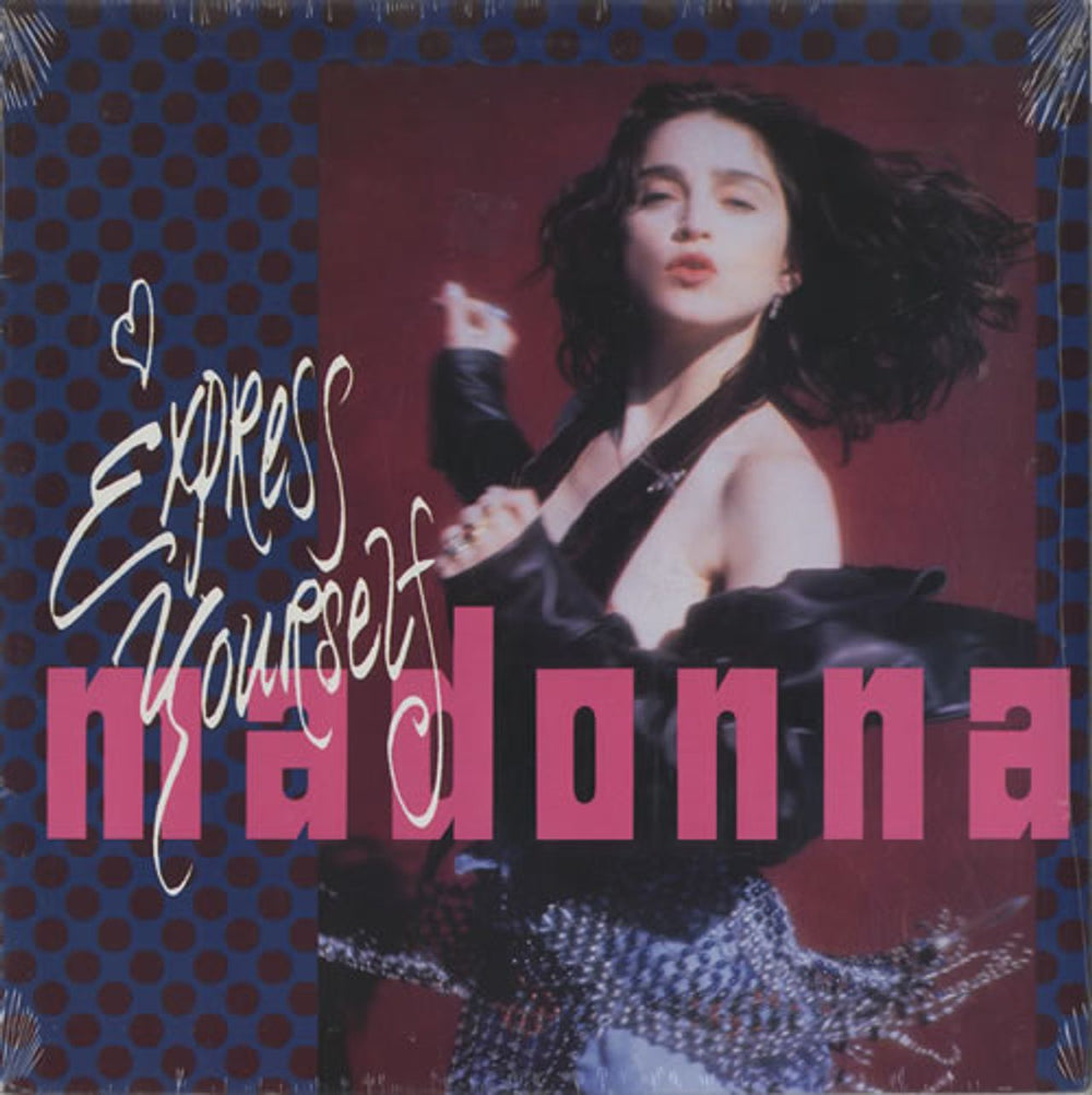 Madonna Express Yourself - In Shrink US 12" vinyl single (12 inch record / Maxi-single) 921225-0