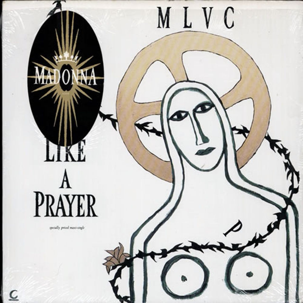 Madonna Like A Prayer - Stickered Shrink US 12" vinyl single (12 inch record / Maxi-single) 921170-0