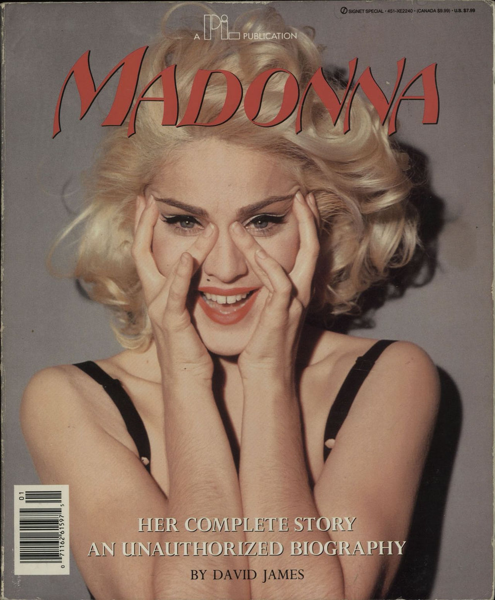 Madonna Madonna - barcoded cover US book 0-451-82240-4